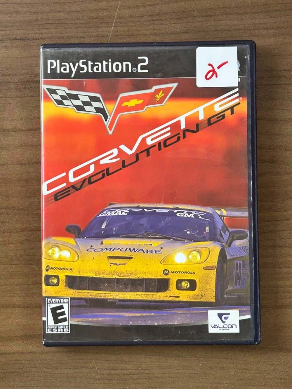 Corvette Evolution GT Sony PlayStation 2 PS2 NTSC-U/C With Case & Manual